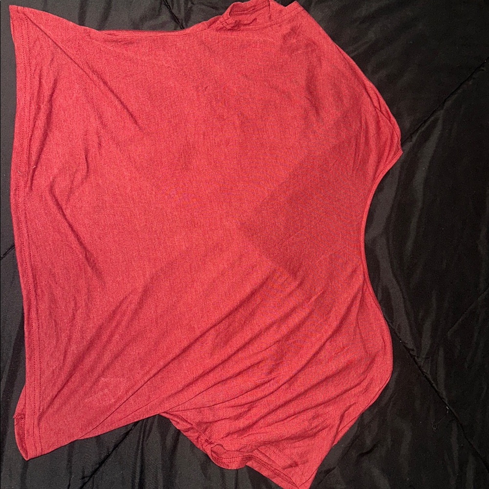 Red Top, cute open back